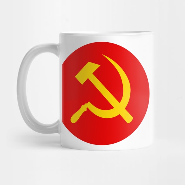 Hammer and Sickle (Yellow)| Karl Marx| Vladimir Lenin| Communism| by RevolutionToday